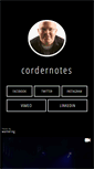 Mobile Screenshot of cordernotes.com